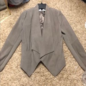 NWT sand leather jacket Tahari